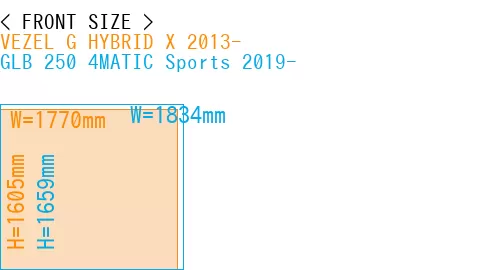 #VEZEL G HYBRID X 2013- + GLB 250 4MATIC Sports 2019-